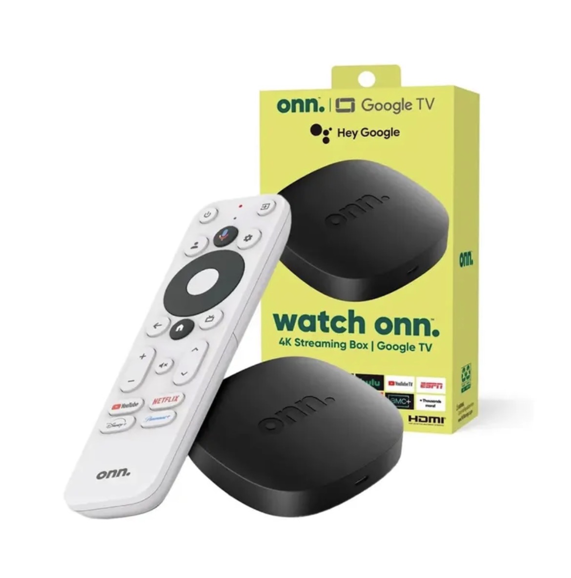 Streaming Stick 4K Onn. con Google TV (Convertidor Smart TV)