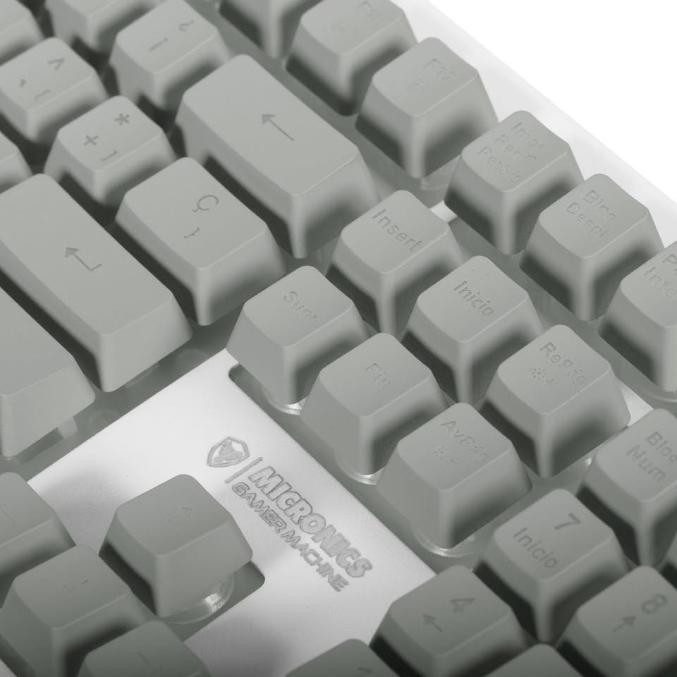 Teclado Gamer Micronics Avanty White MIC K710W