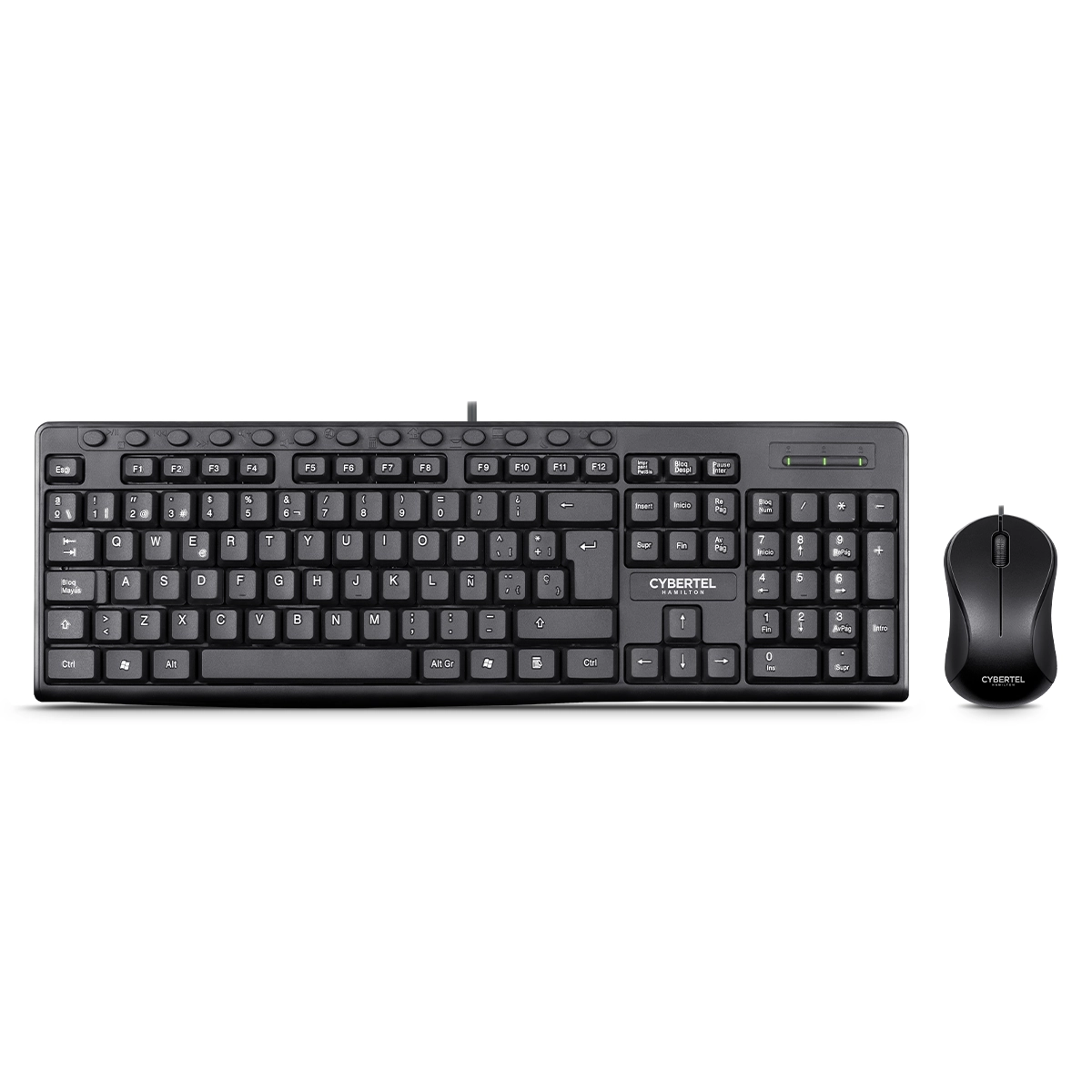 Kit de Teclado y Mouse Cybertel CYB T109