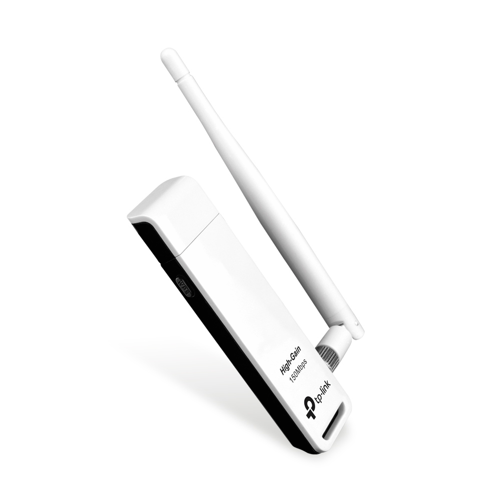 Adaptador USB Inalámbrico de Alta Sensibilidad a 150 Mbps - TP-Link TL-WN722N