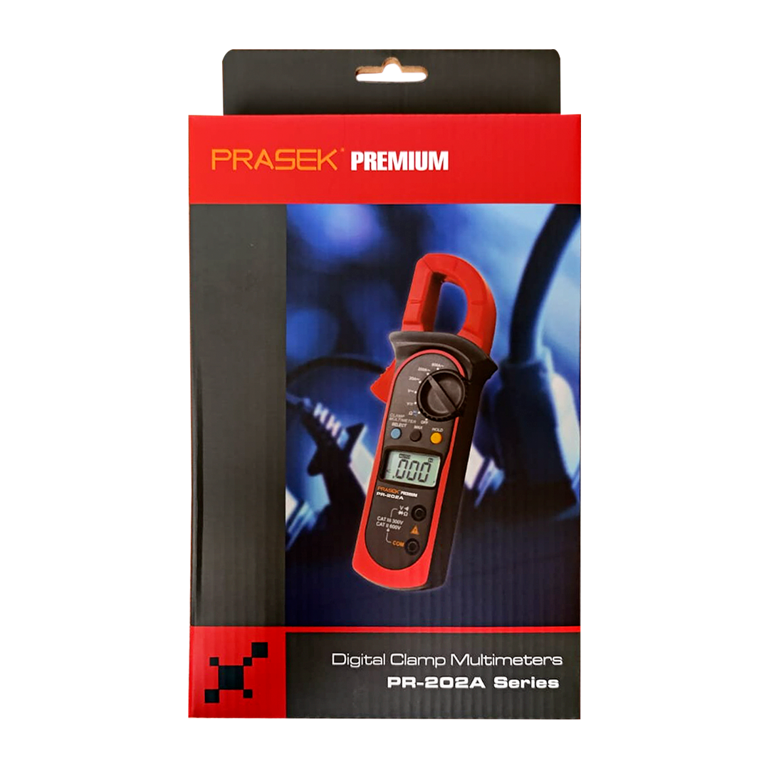 Pinza Amperimétrica Digital AC Prasek PR-202A