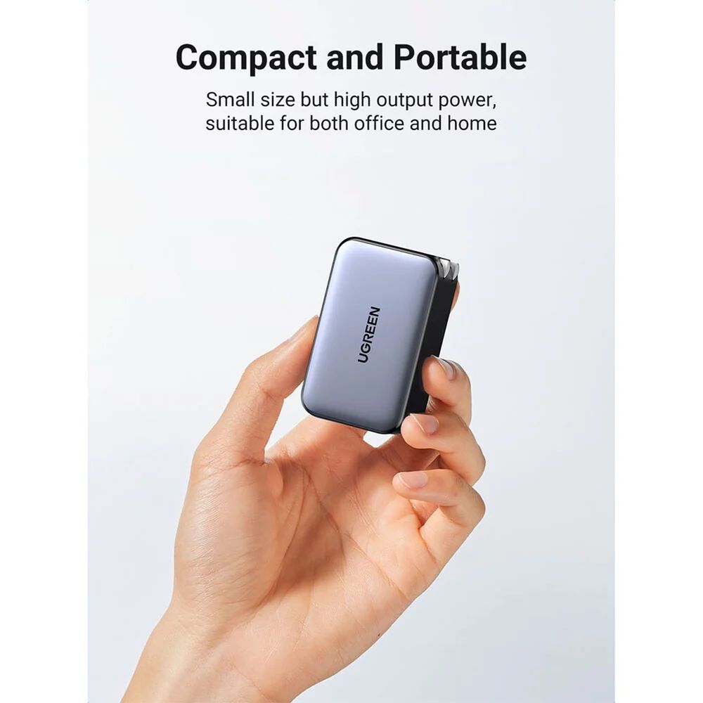 Ugreen Cd244 10334 Nexode Cargador GAN 2Usb-C 1Usb-A 65W