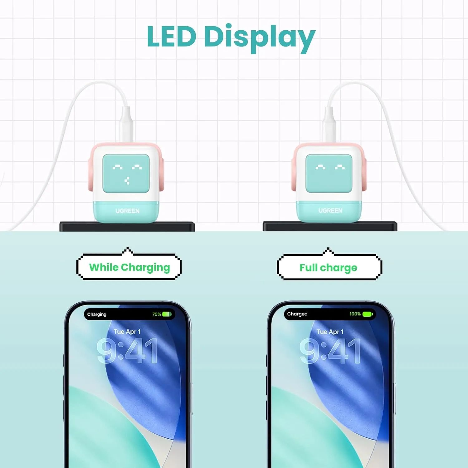Cargador Ugreen Nexode 30W USB-C PD GAN Iphone Samsung Cd359 - 45089