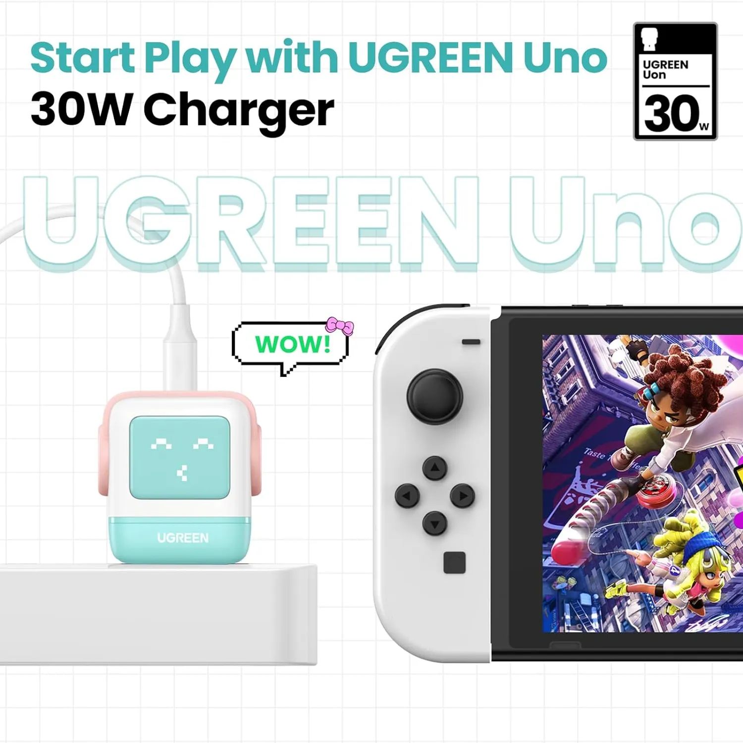 Cargador Ugreen Nexode 30W USB-C PD GAN Iphone Samsung Cd359 - 45089