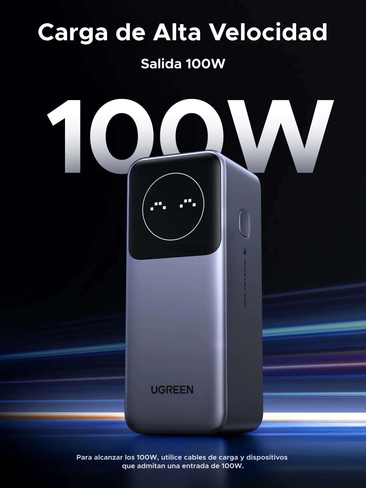 Ugreen 12000Mah 100W Fast Charging Power Bank Pb724 35526B