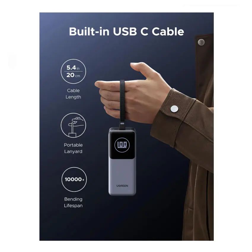 Powerbank Ugreen Nexode 20000Mah 130W. Pb723 55365B