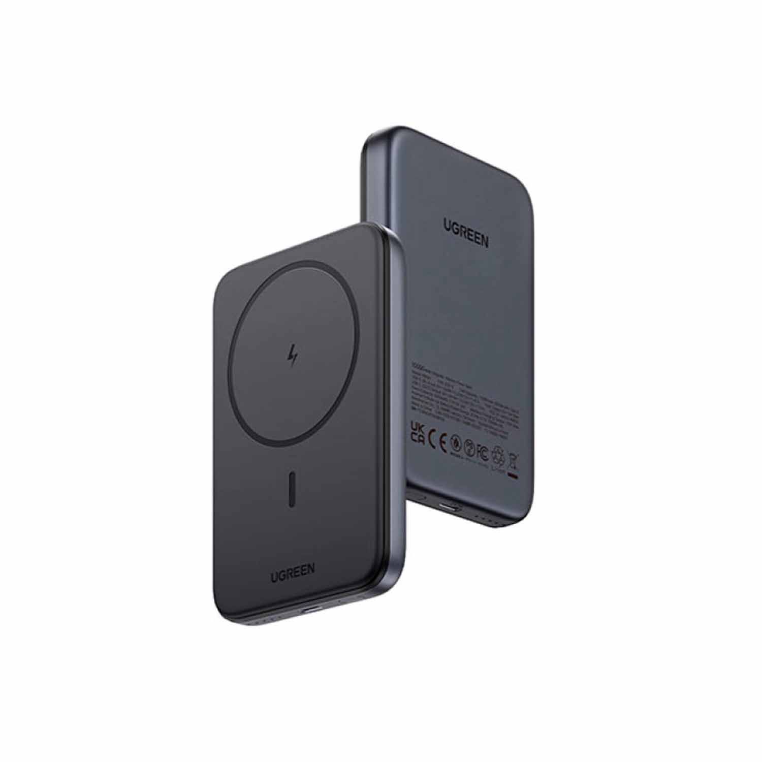 Power Bank Ugreen Magnético Con Carga Inalámbrica 10000Mah 20W Negro Pb561 25919