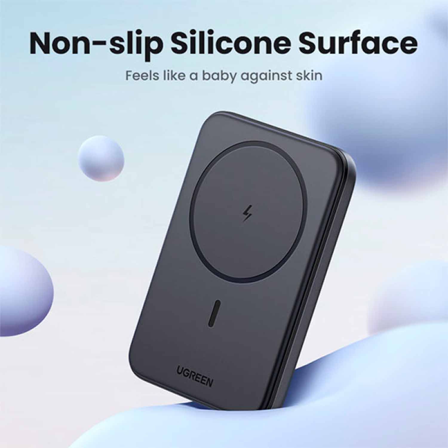 Power Bank Ugreen Magnético Con Carga Inalámbrica 10000Mah 20W Negro Pb561 25919