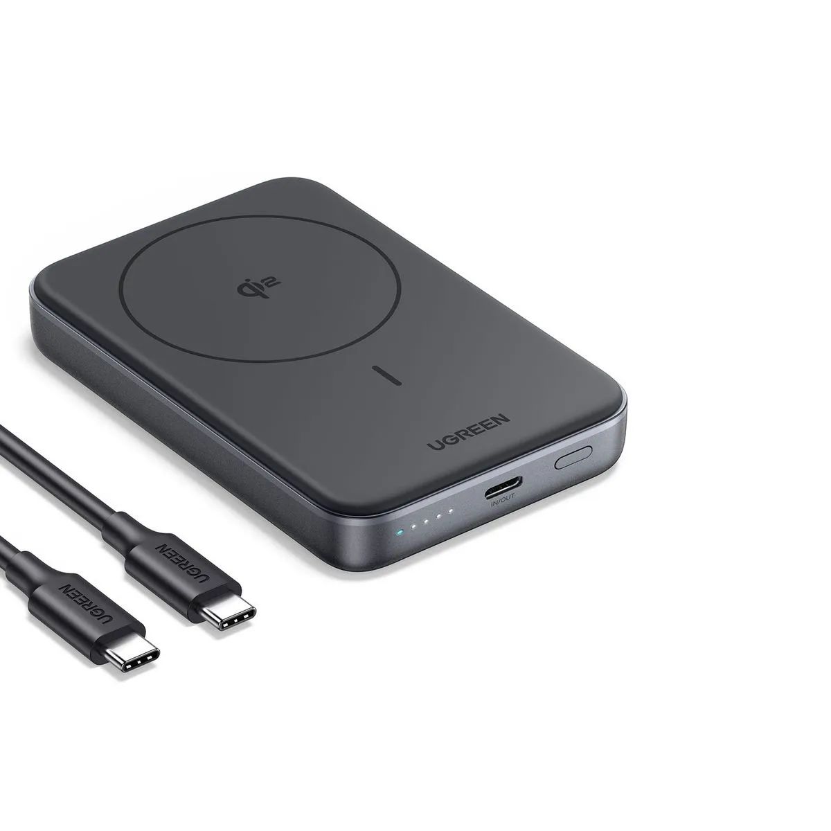 Powerbank Ugreen Qi2 Magnetic 10000Mah 30W Negro Pb761-45763