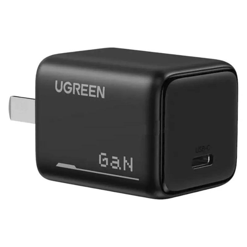 Cargador De Pared Ugreen GAN X517 (75957) Incluye Cable USB-C A USB-C 1 Metro, Carga Rapida De 25W