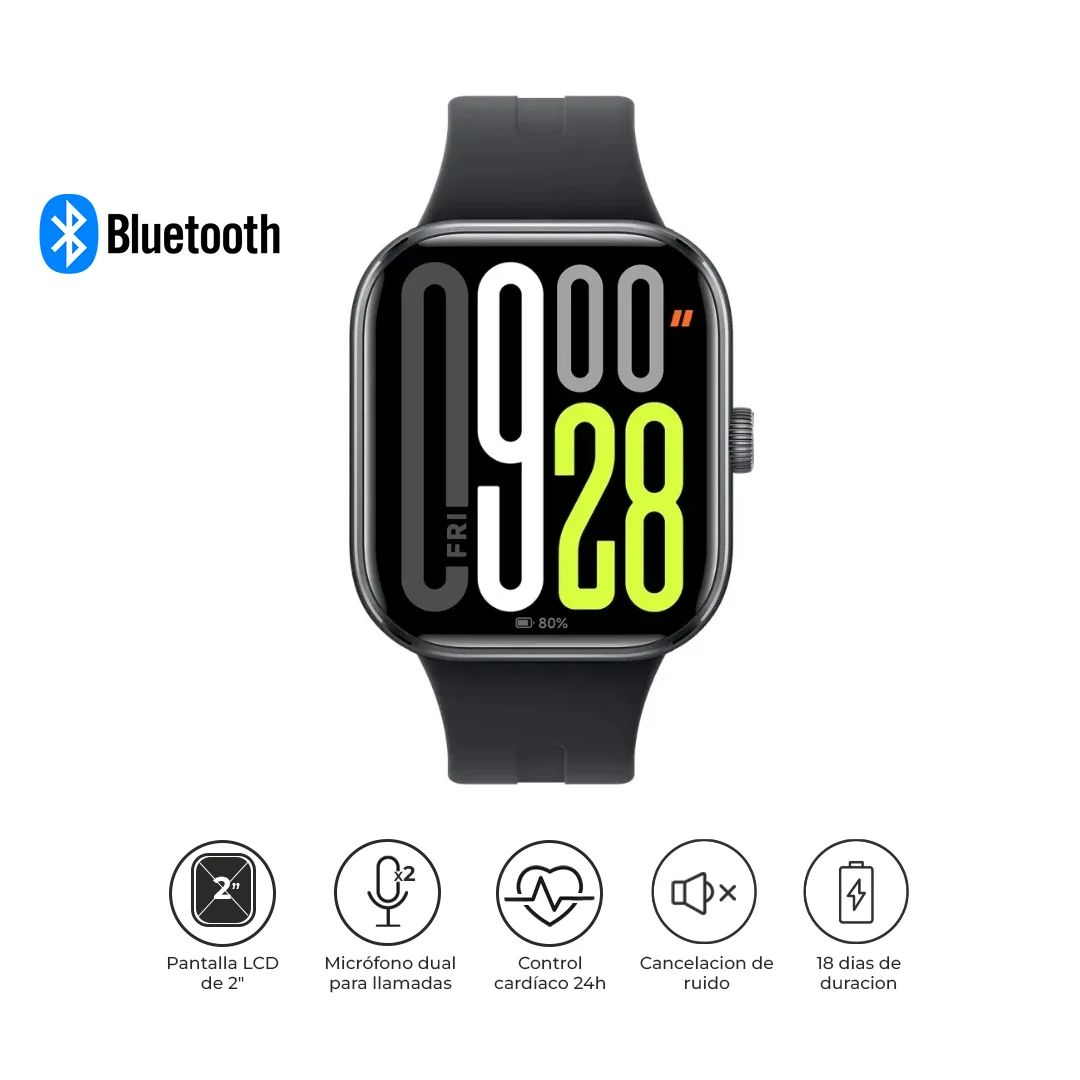 Xiaomi Smartwatch Redmi Watch 5 Active M2351W1 2' Bluetooth 18 Días 5Atm