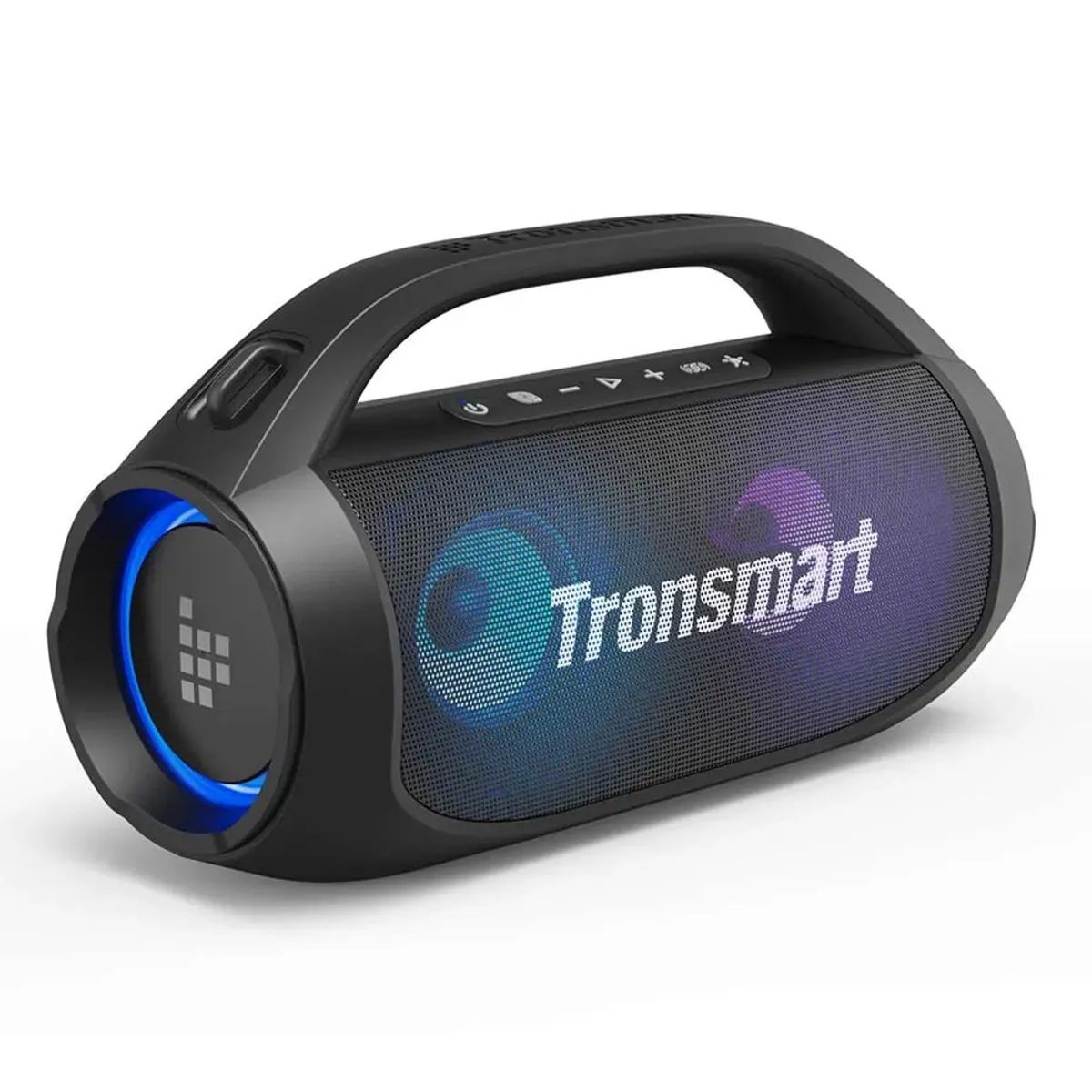 Parlante Bluetooth Tronsmart Bang Se 40W, Resistente Al Agua IPX6, Hasta 24 Horas De Reproducción, 3 Modos De Luz, Negro