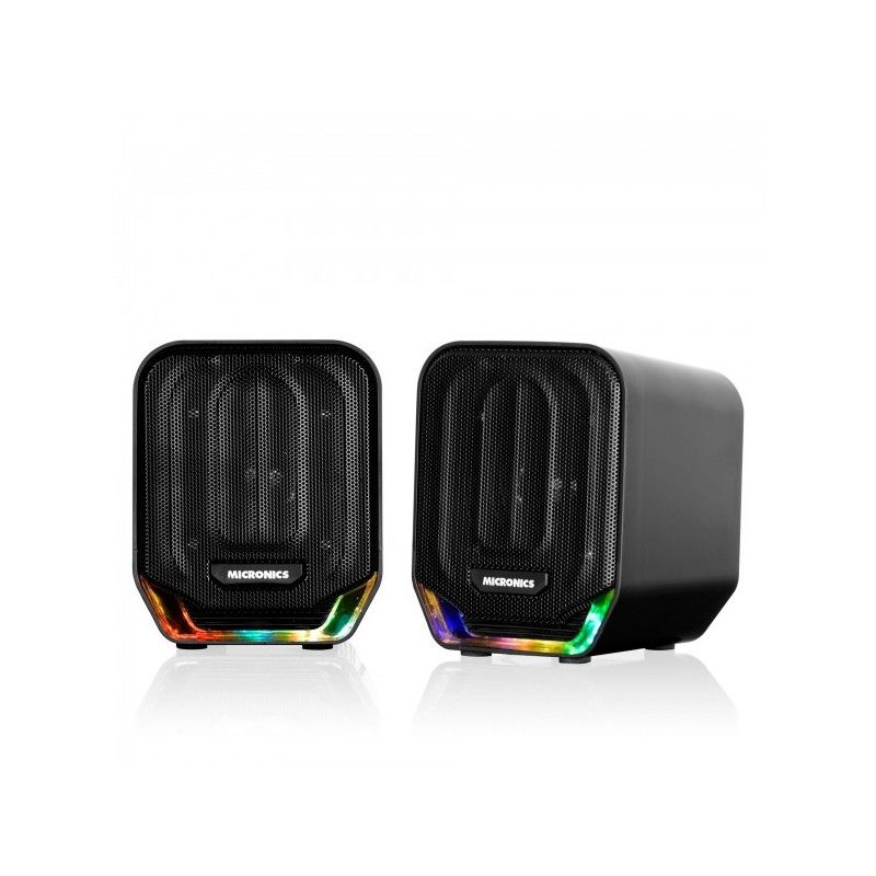 Feeling Mic S405 Parlante 2.0 LED 2" Rms:8Wmicronics