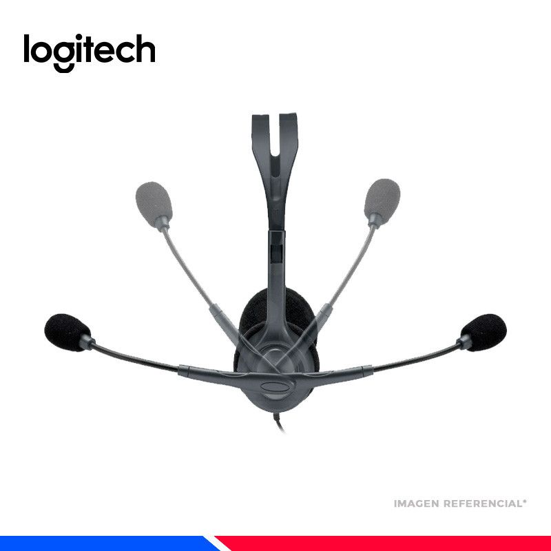 Logit Audifono C/Microf. Logitech H111 Silver (981-00061
