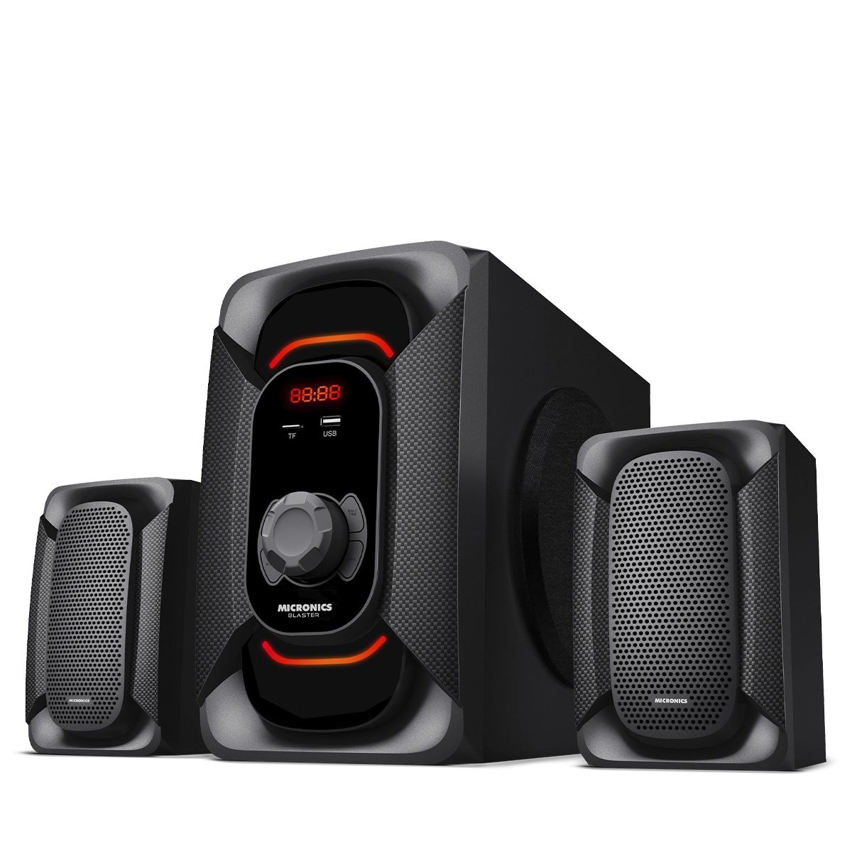 Melody MIC S7401Bt Sistema De Audio LED FM USB Micronics