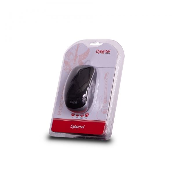 Rocker Black CYB M202 Mouse USB Uv Cybertel