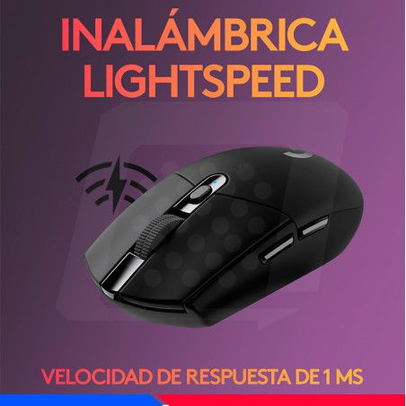 Logit Mouse Logitech G305 Ligthspeed Wireless Black (910