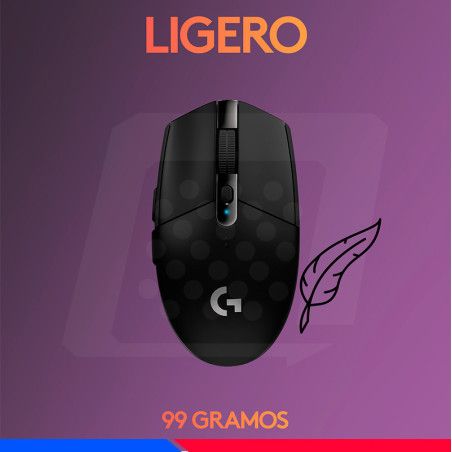 Logit Mouse Logitech G305 Ligthspeed Wireless Black (910