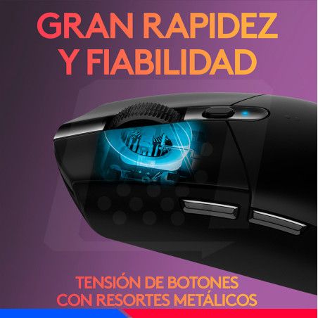 Logit Mouse Logitech G305 Ligthspeed Wireless Black (910