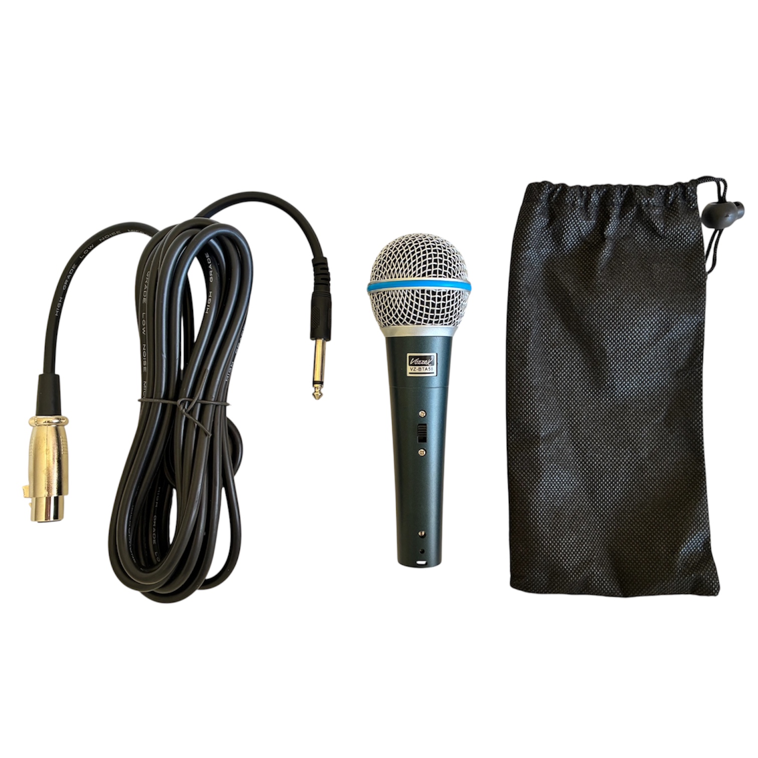 Micrófono Dinámico Alámbrico Vozzex VZ-BTA58