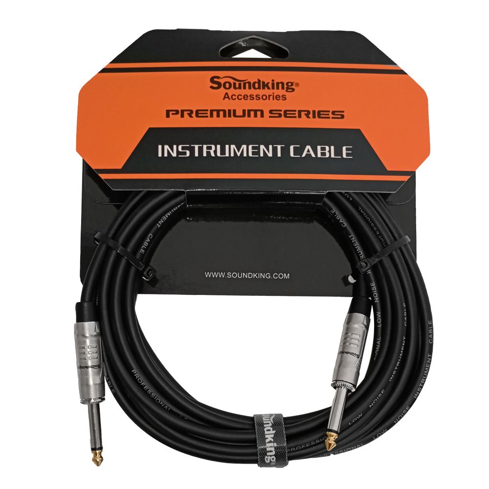 Cable Plug Mono 6.3MM A Plug Mono 6.3MM Medida: 3M Soundking BJJ289/3M