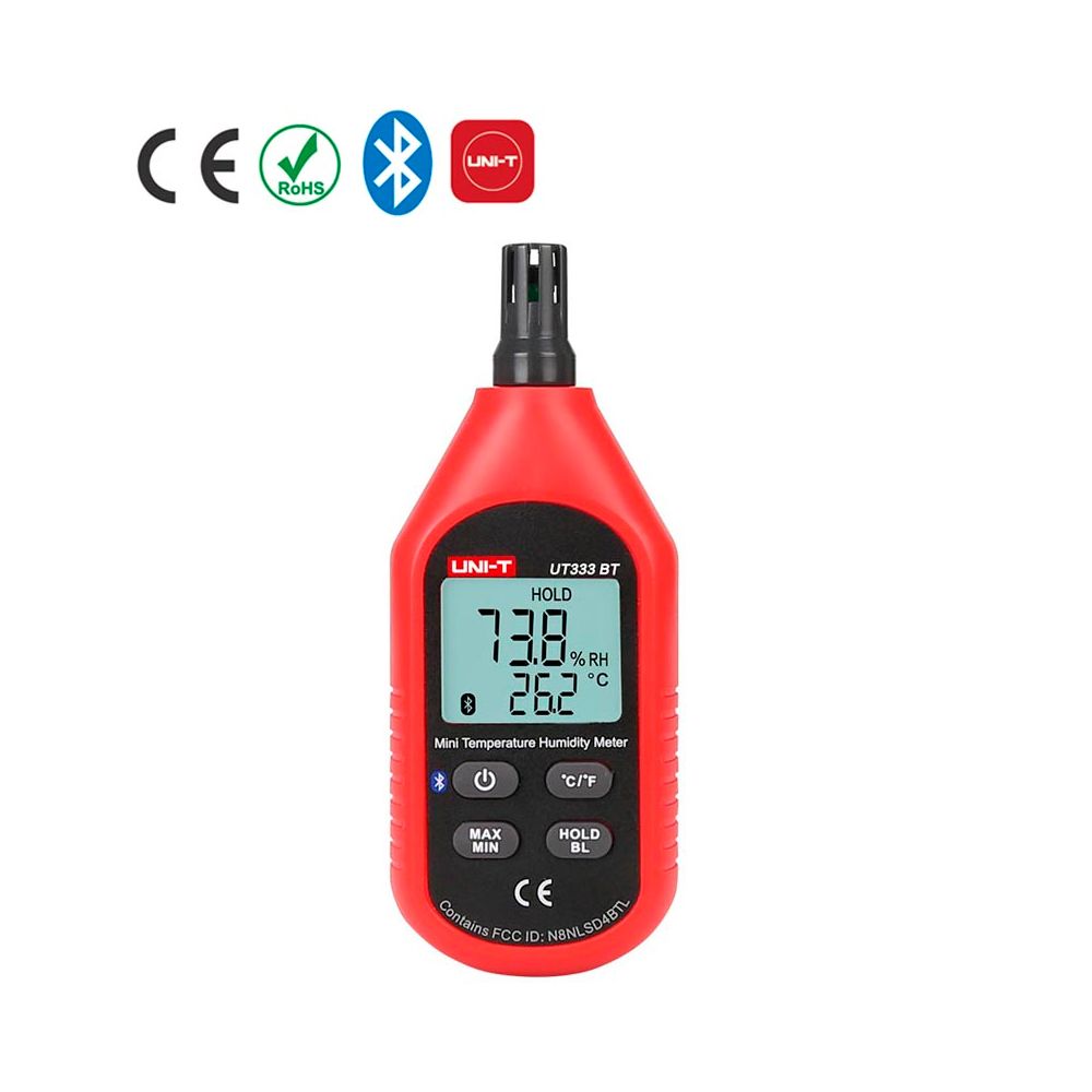 Medidor D/Humed.Y Tempera.C/BluetoothUNI-T Ut-333Bt