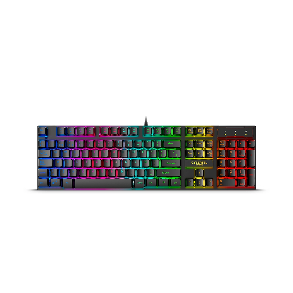 Kit Gamer 3 En 1: Teclado + Mouse + Pad Mouse CYB GT1800