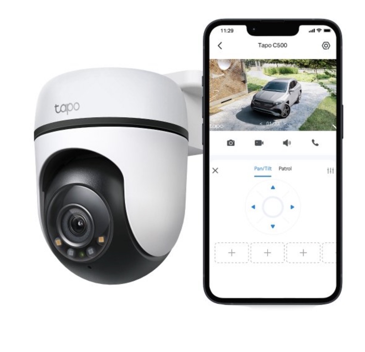 Cámara de vigilancia Wifi 360 Tapo C500