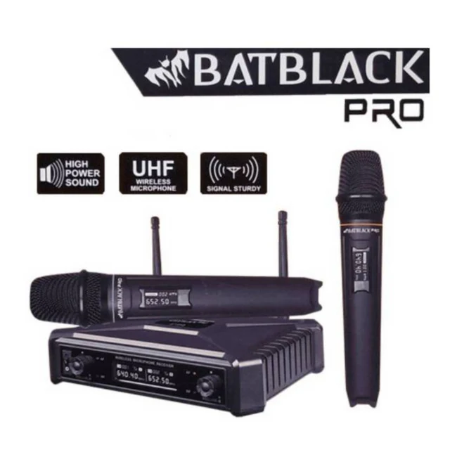 Micrófono Inalámbrico Doble UHF Batblack BT-M43