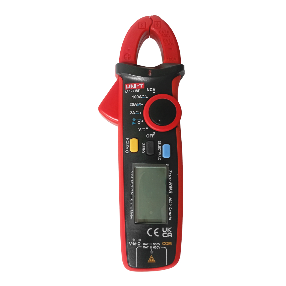Mini Pinza Amperimétrica UNI-T UT-210E (100A AC/DC Alta Precisión)