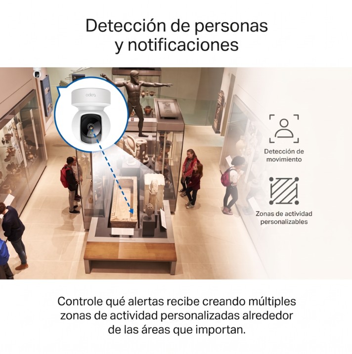 Cámara de seguridad Wi-Fi 2K Tapo C212
