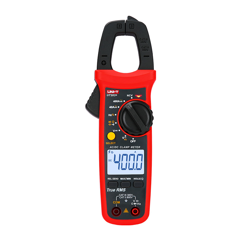 Pinza Amperimétrica UNI-T UT-203+ (400A AC/DC True RMS)