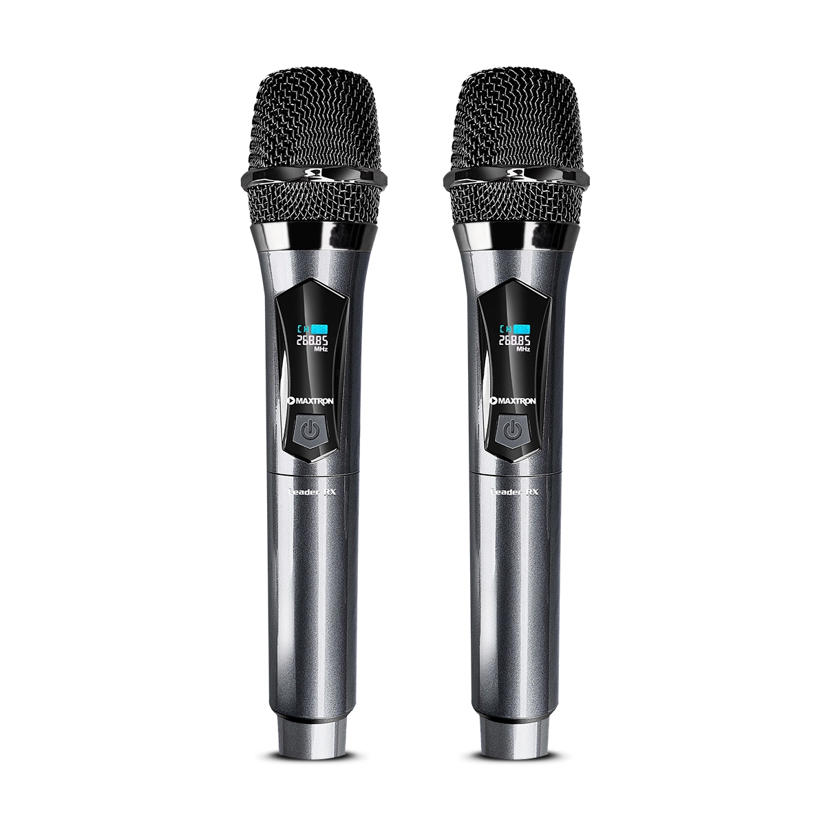 Micrófono Dual Inalámbrico Recargable Maxtron RX MX 7218RX