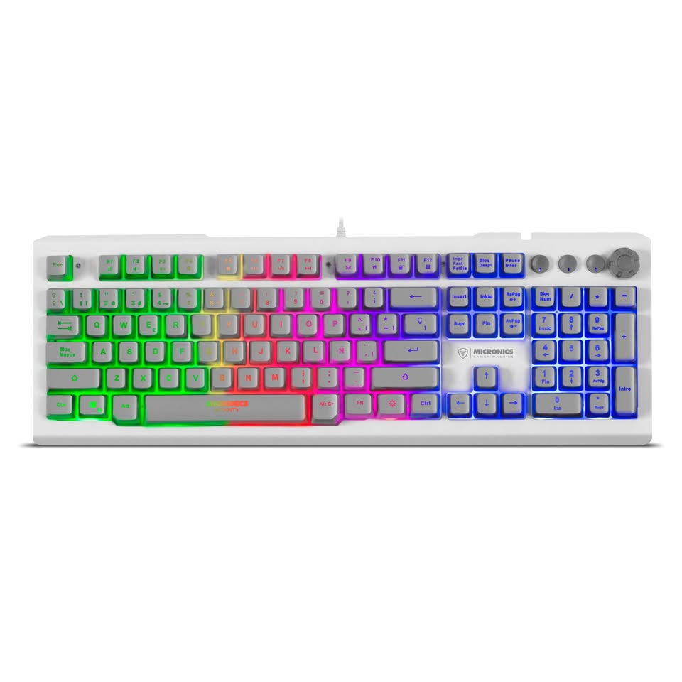 Teclado Gamer Micronics Avanty White MIC K710W